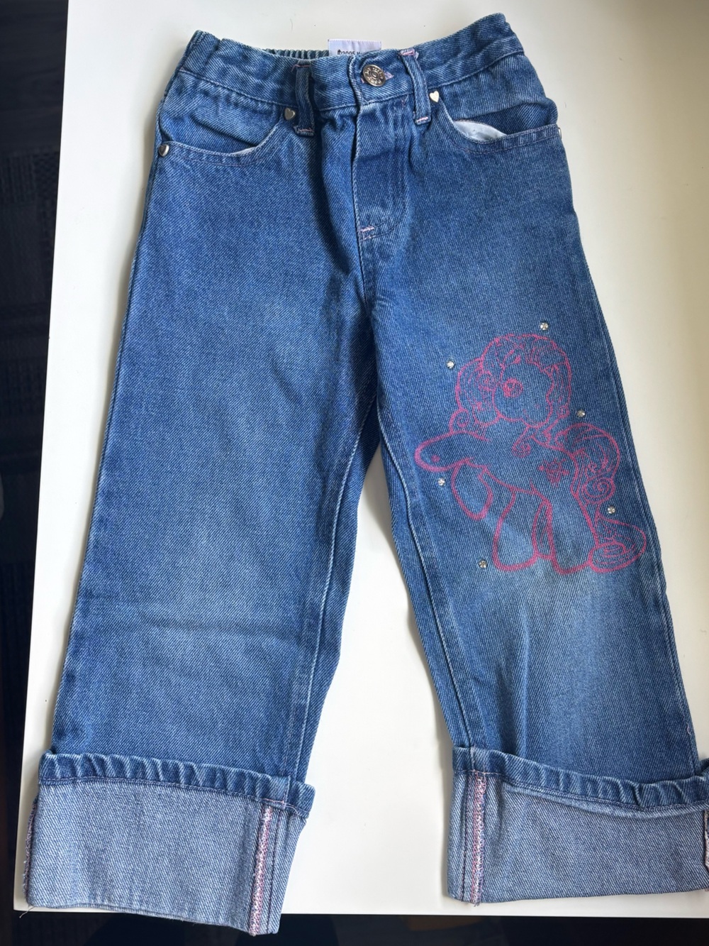 Vintage my little pony girls denim jeans toddler 3t cotton